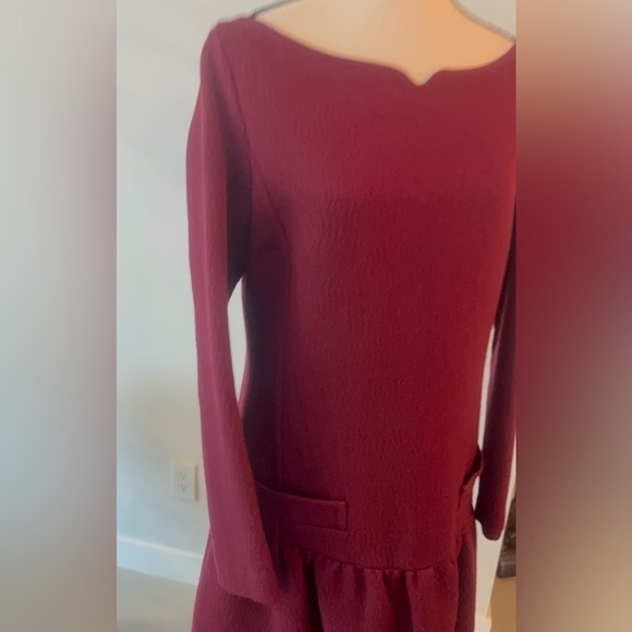 Victoria Beckham Burgundy Dress - Picture 8 of 16